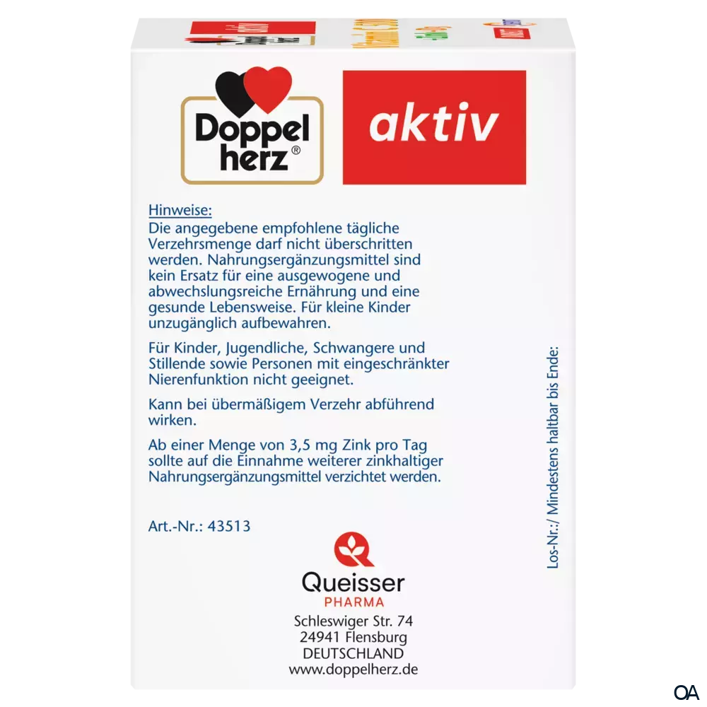 Doppelherz aktiv Vitamin C 500 DIRECT + Zink + D3 DEPOT Sticks