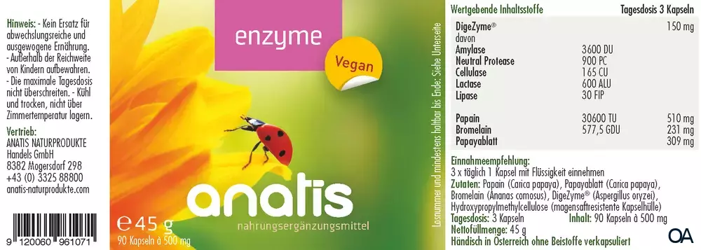 anatis Enzyme Kapseln