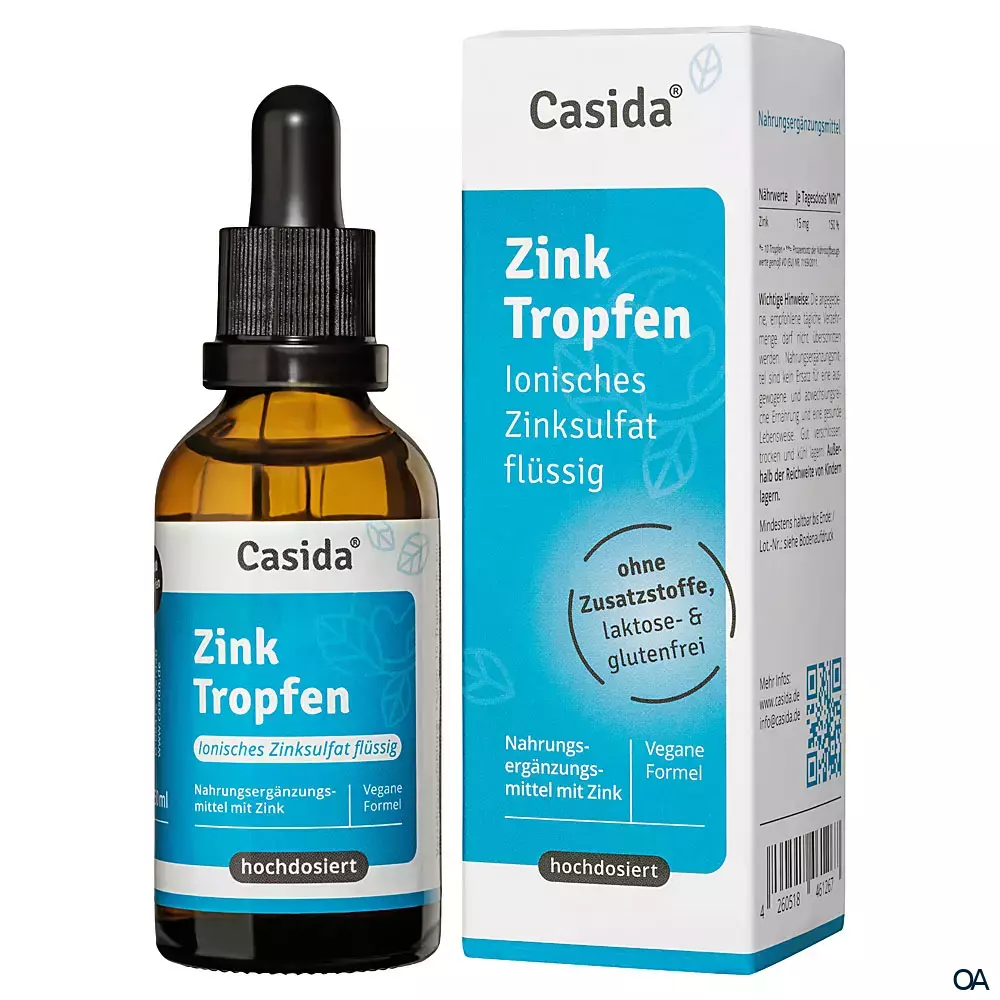 Casida Zink Tropfen - Ionisches Zinksulfat