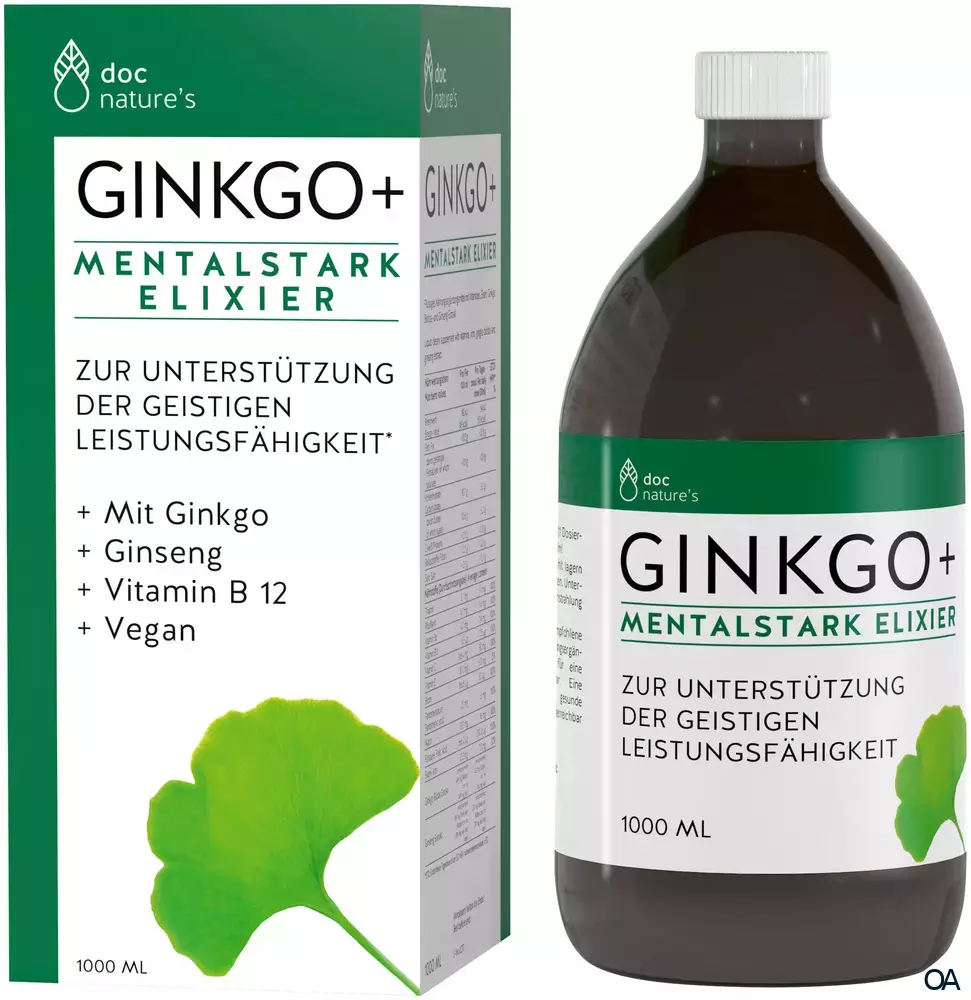 doc nature’s Ginkgo + Mentalstark Elixier