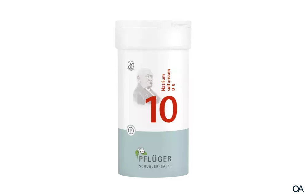 BIOCHEMIE PFLÜGER® Nr. 10 Natrium sulfuricum D 6 Tabletten