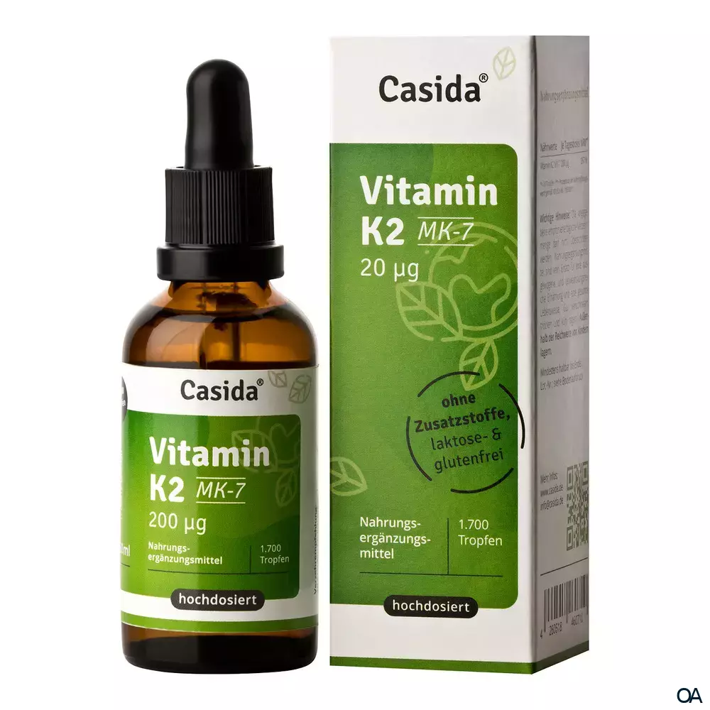 Casida Vitamin K2 Tropfen MK-7