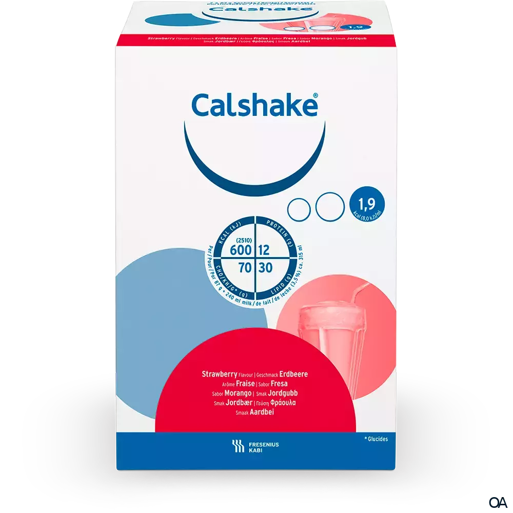 Calshake® Erdbeere 7 x 87g Sachets