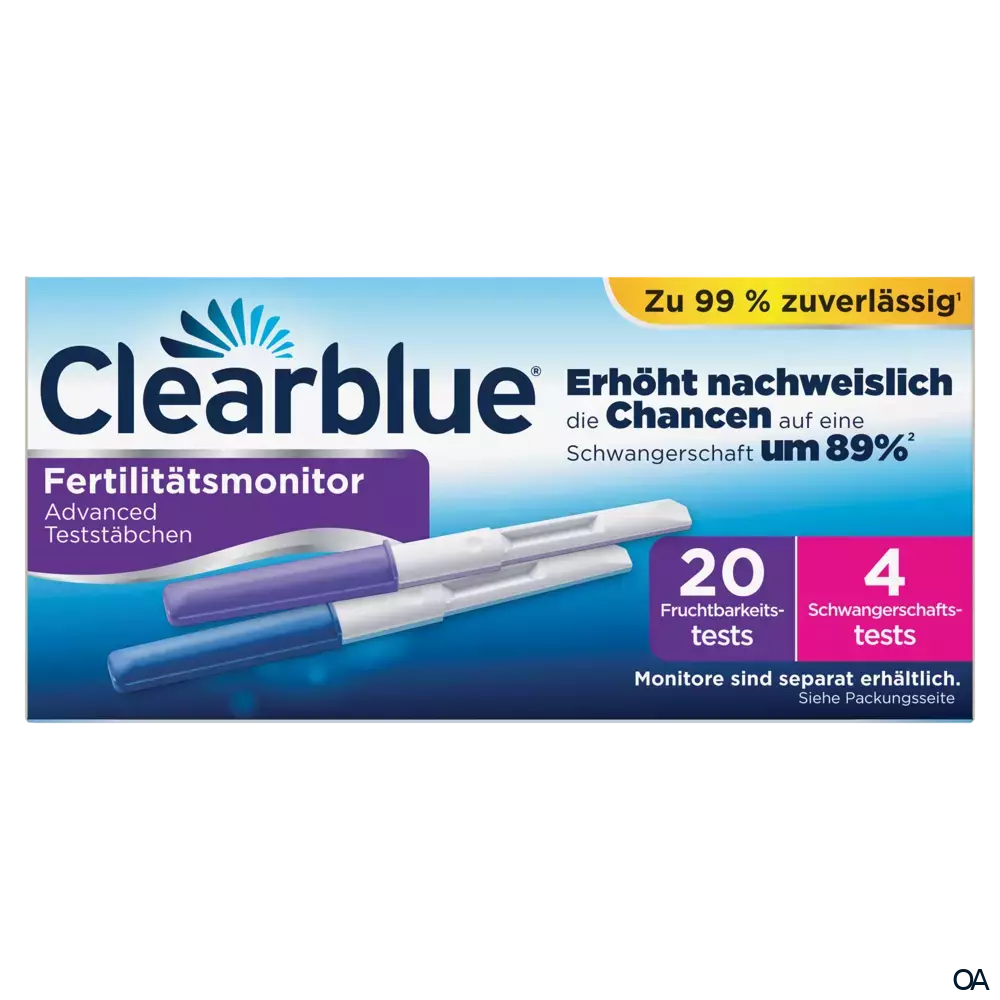 Clearblue Fertilitätsmonitor Advanced Teststäbchen