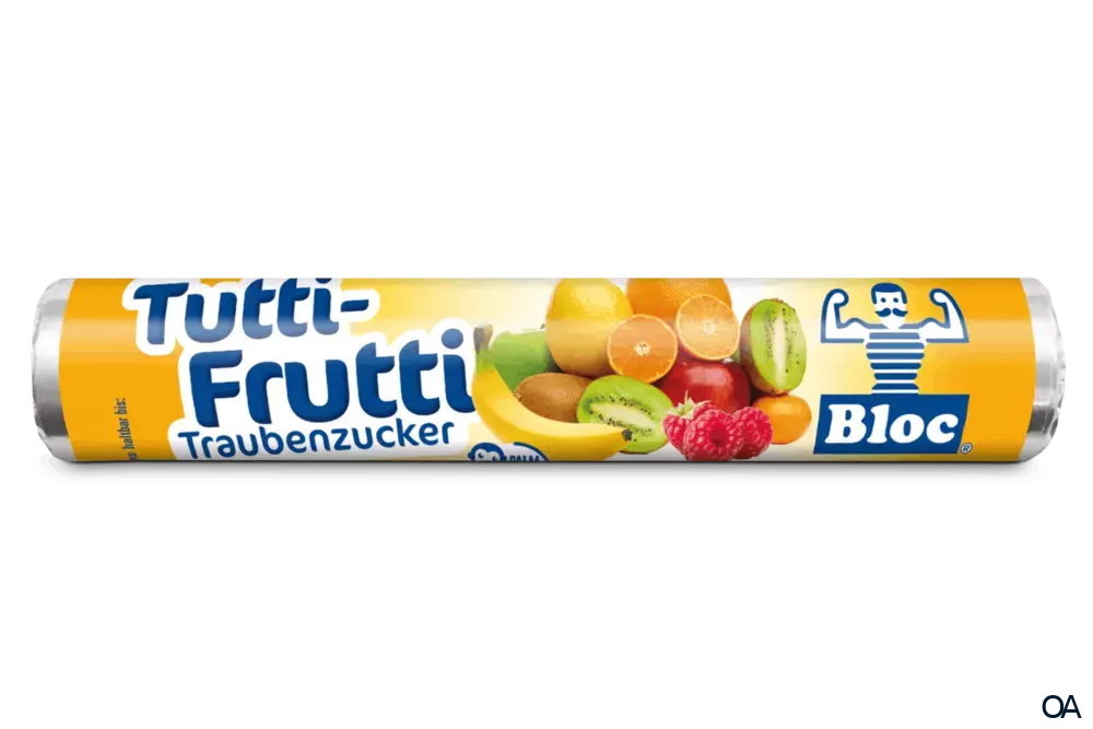 Bloc® Traubenzucker Tutti Frutti Rolle