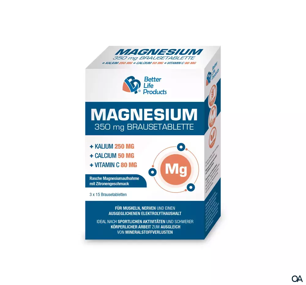 BLP Magnesium 350 mg Brausetabletten