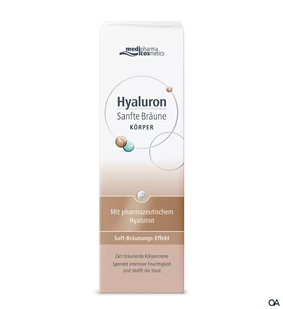 medipharma cosmetics Hyaluron Sanfte Bräune Körper Creme