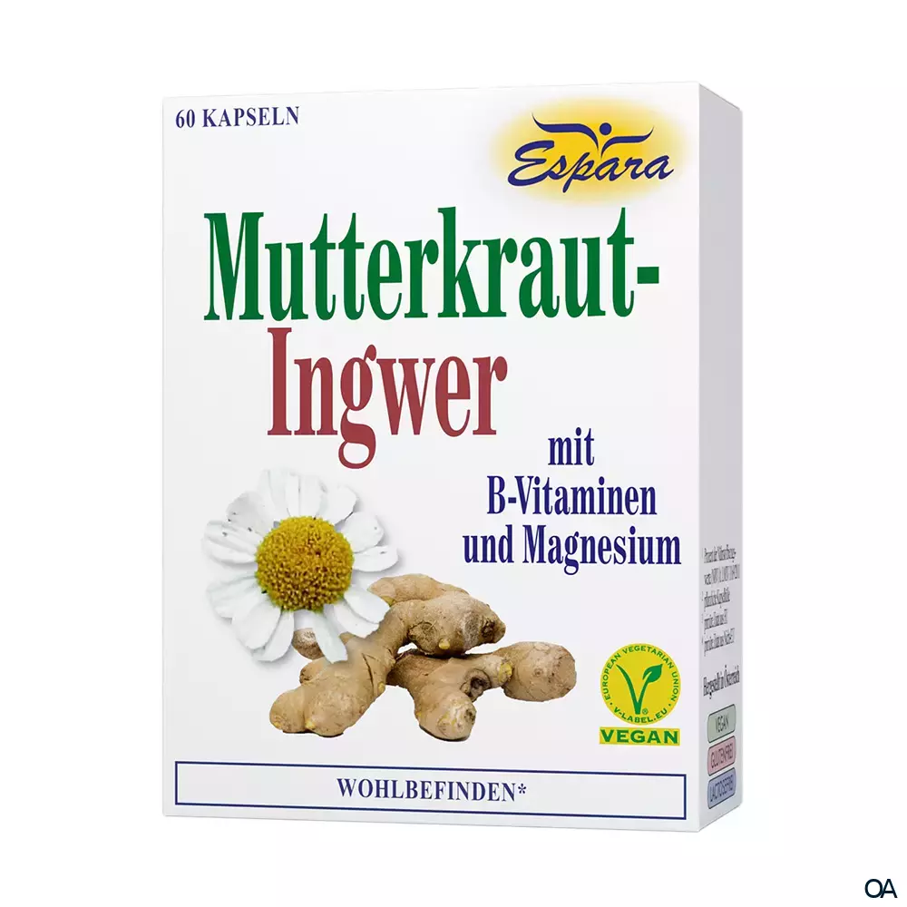 Espara Mutterkraut-Ingwer Kapseln