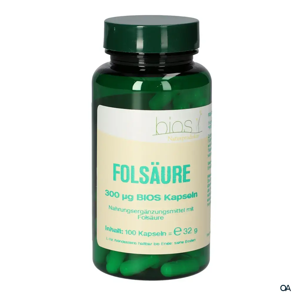 Bios Folsäure 300 mcg Kapseln