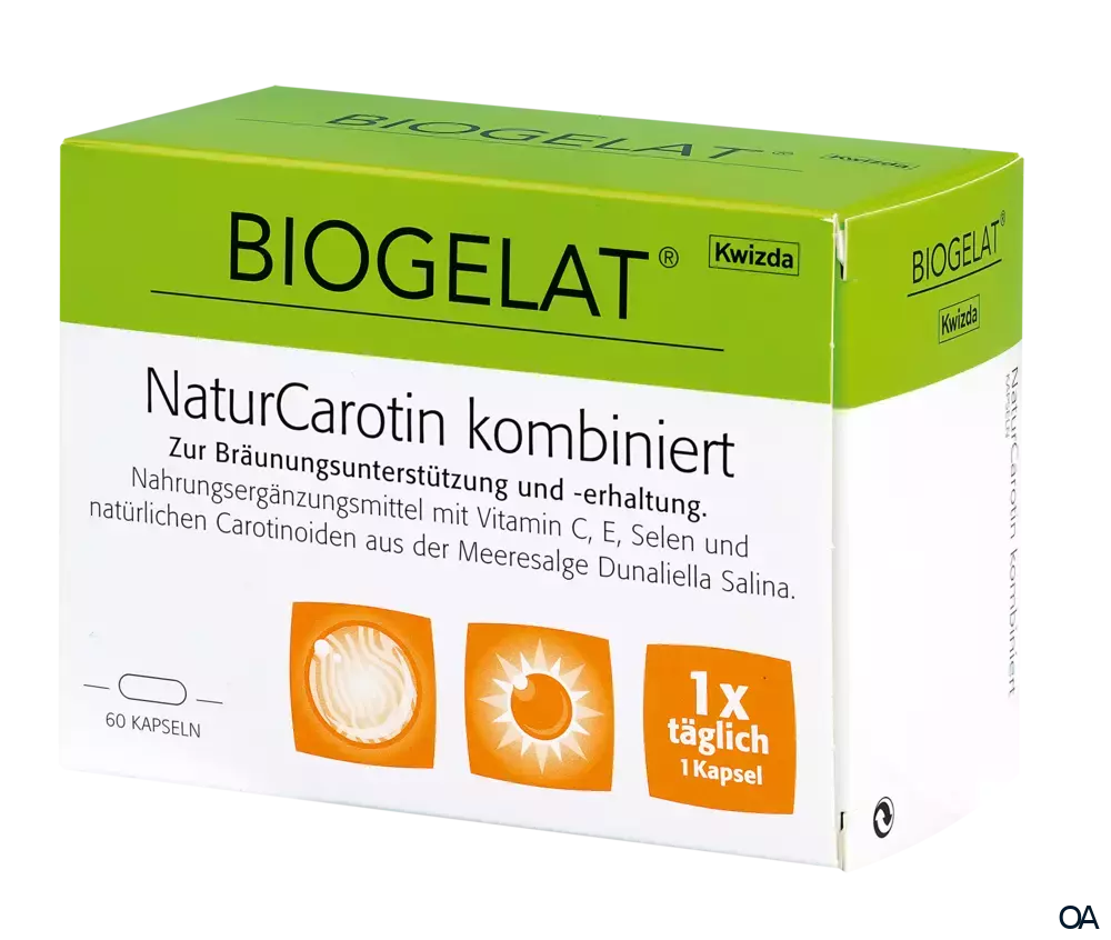 BIOGELAT® NaturCarotin kombiniert Kapseln