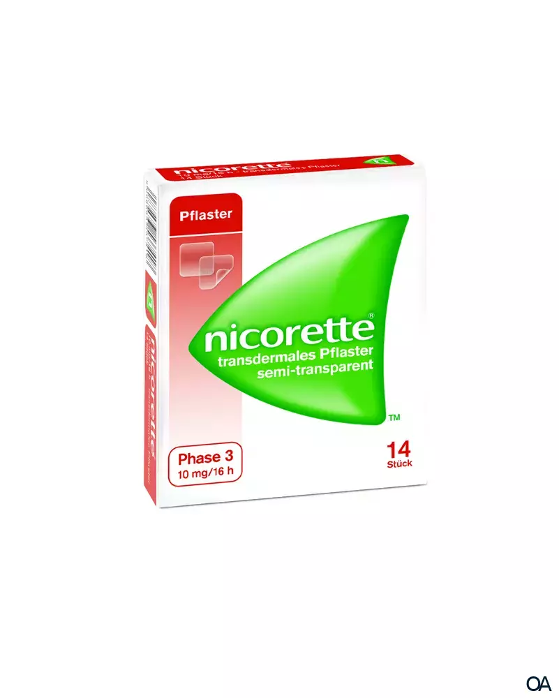 Nicorette 10 mg/16 h – transdermales Pflaster