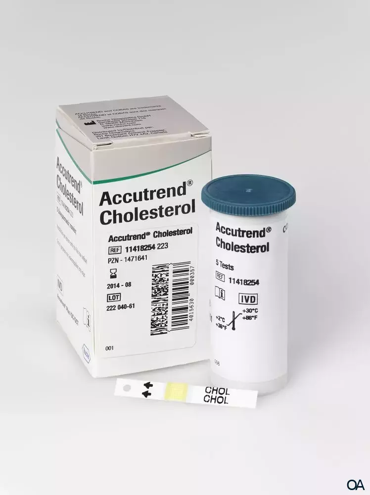 Accutrend Cholesterol Teststreifen