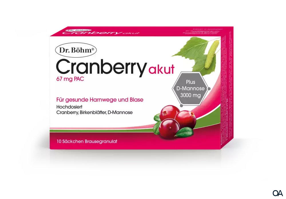 Dr. Böhm® Cranberry akut Brausegranulat