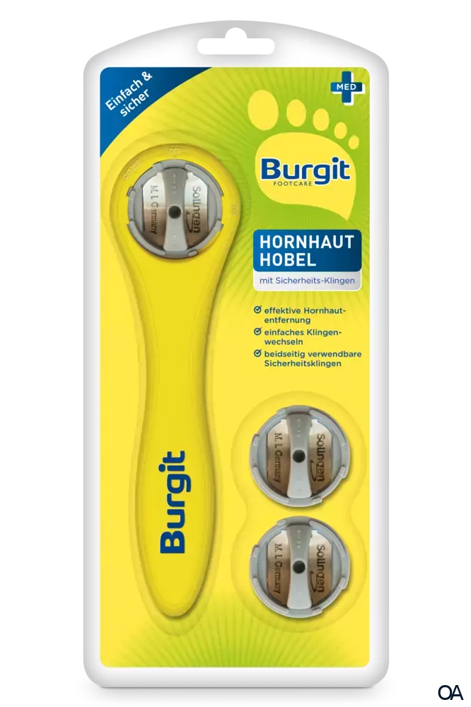 Burgit Footcare Hornhaut Hobel