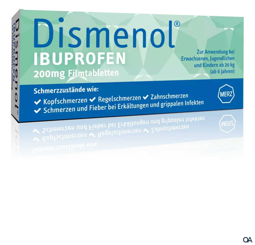 Dismenol Ibuprofen 200 mg Filmtabletten