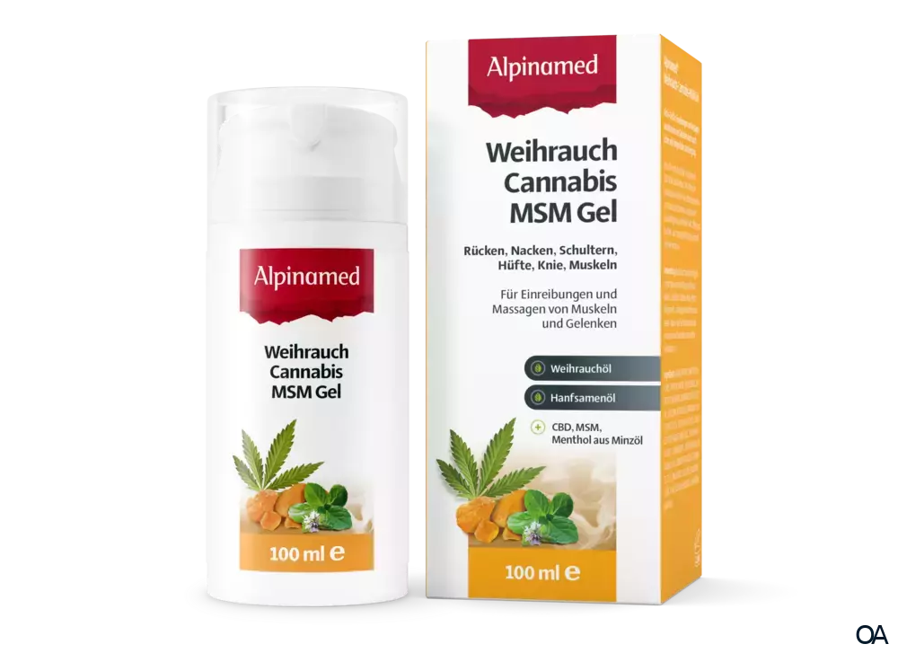 Alpinamed® Weihrauch-Cannabis-MSM Gel