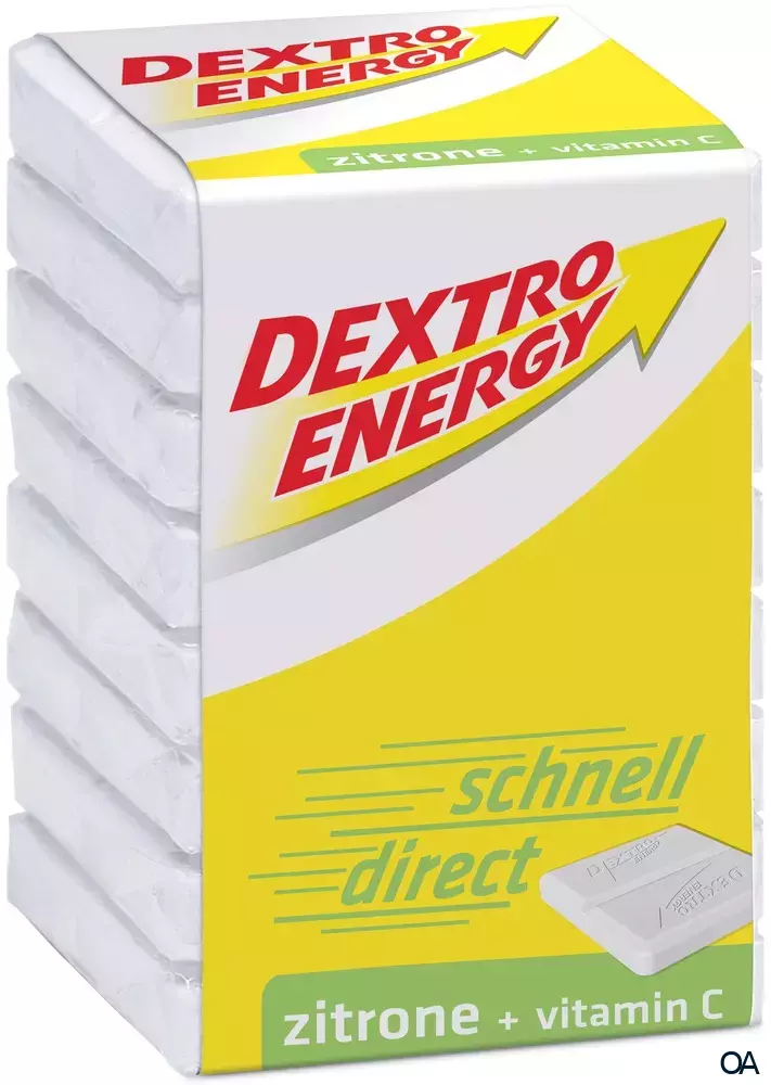 Dextro Energy* Zitrone + Vitamin C Traubenzuckerwürfel 3x46 g