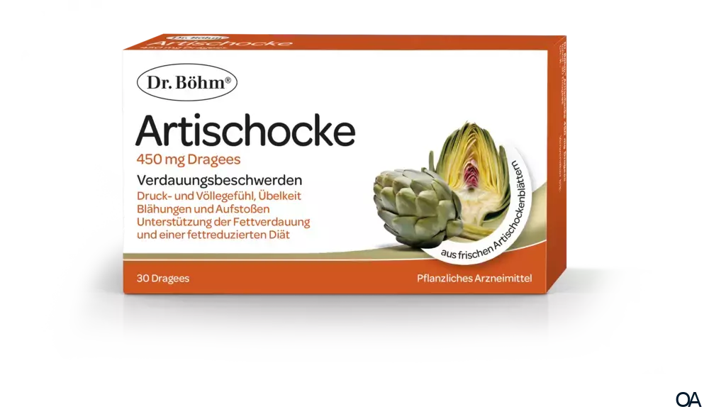 Dr. Böhm® Artischocke 450 mg Dragees