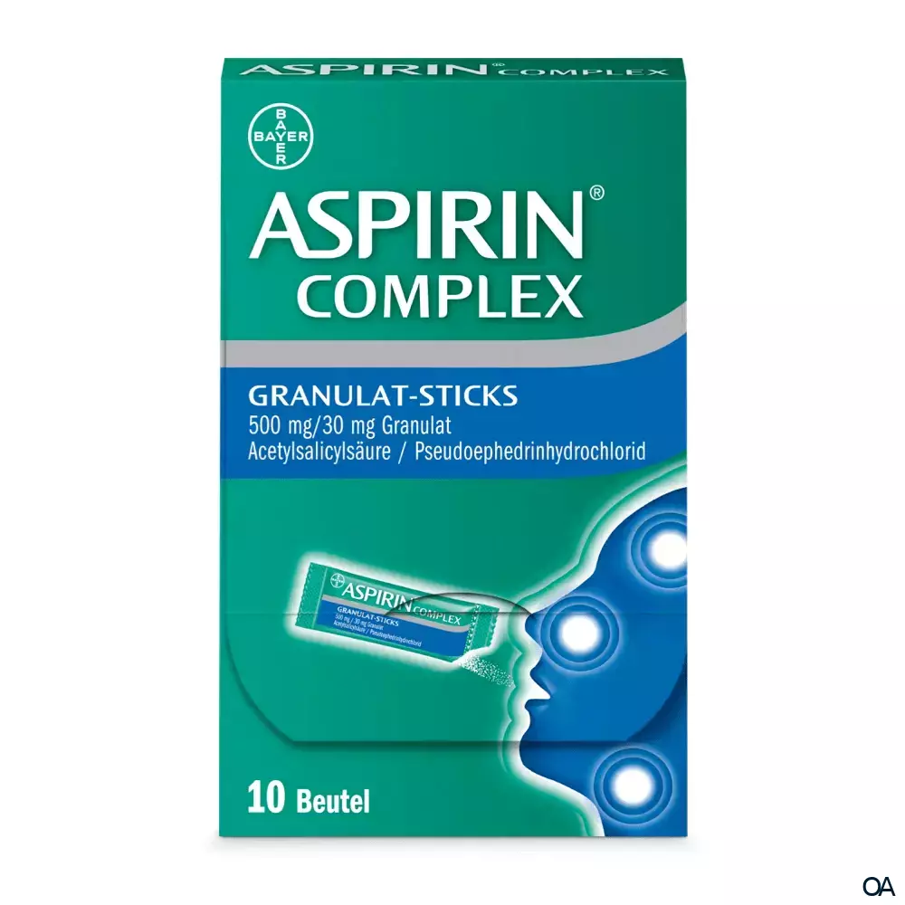 Aspirin Complex Granulat-Sticks 500 mg/30 mg Granulat