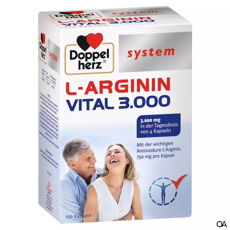 Doppelherz system L-ARGININ VITAL 3.000 Kapseln