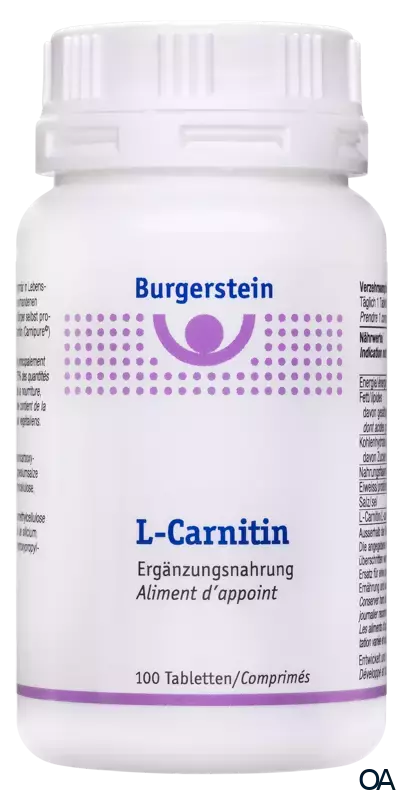 Burgerstein L-Carnitin 600 mg Tabletten