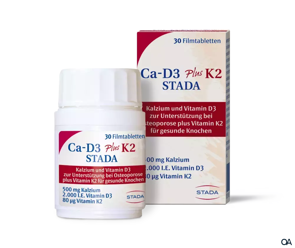 Ca-D3-STADA plus K2 Filmtabletten