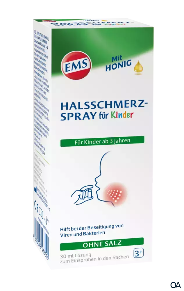 EMS Halsschmerz-Spray für Kinder mit Honig