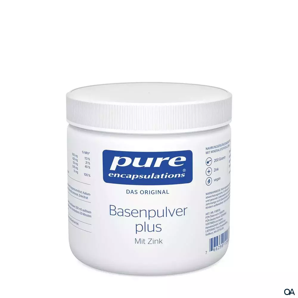 pure encapsulations® Basenpulver plus mit Zink