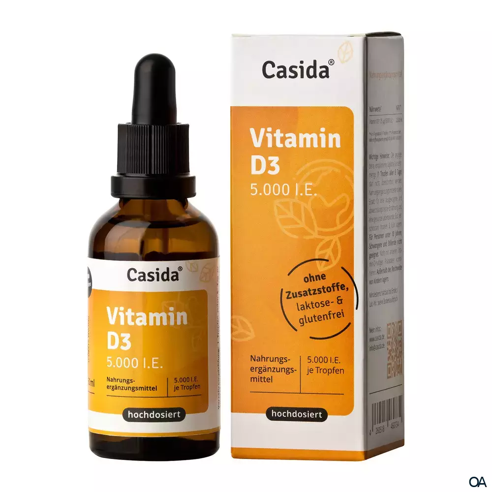 Casida Vitamin D3 Tropfen 5000 I.E.