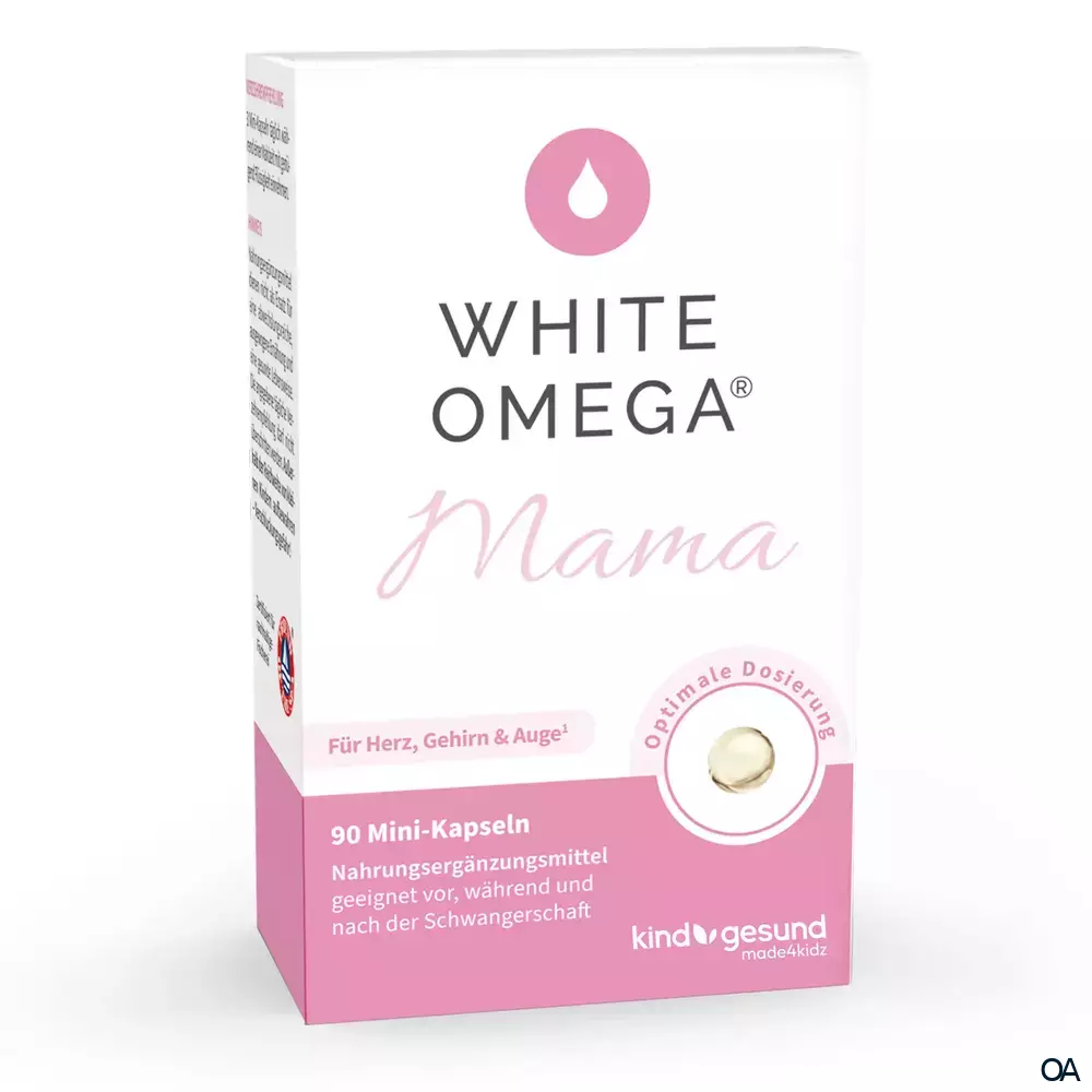 kindgesund WHITE OMEGA® Mama Omega 3 Kapseln