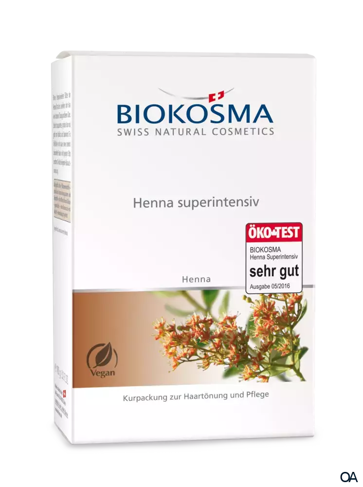 BIOKOSMA Henna superintensiv Rot