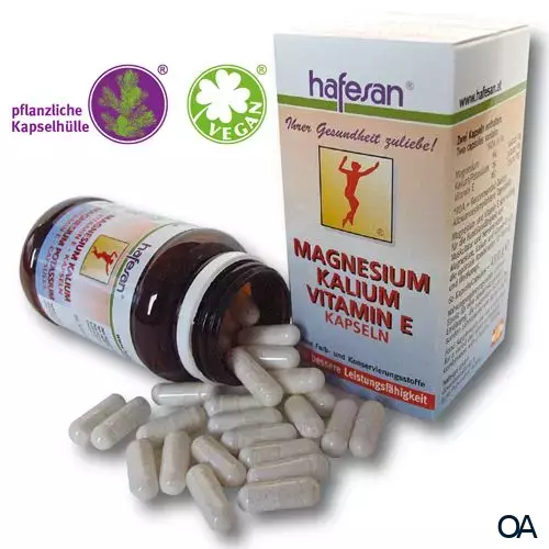 hafesan Magnesium + Kalium + Vitamin E Kapseln