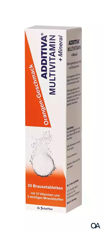 ADDITIVA® Multivitamin + Mineral Brausetabletten - Orange