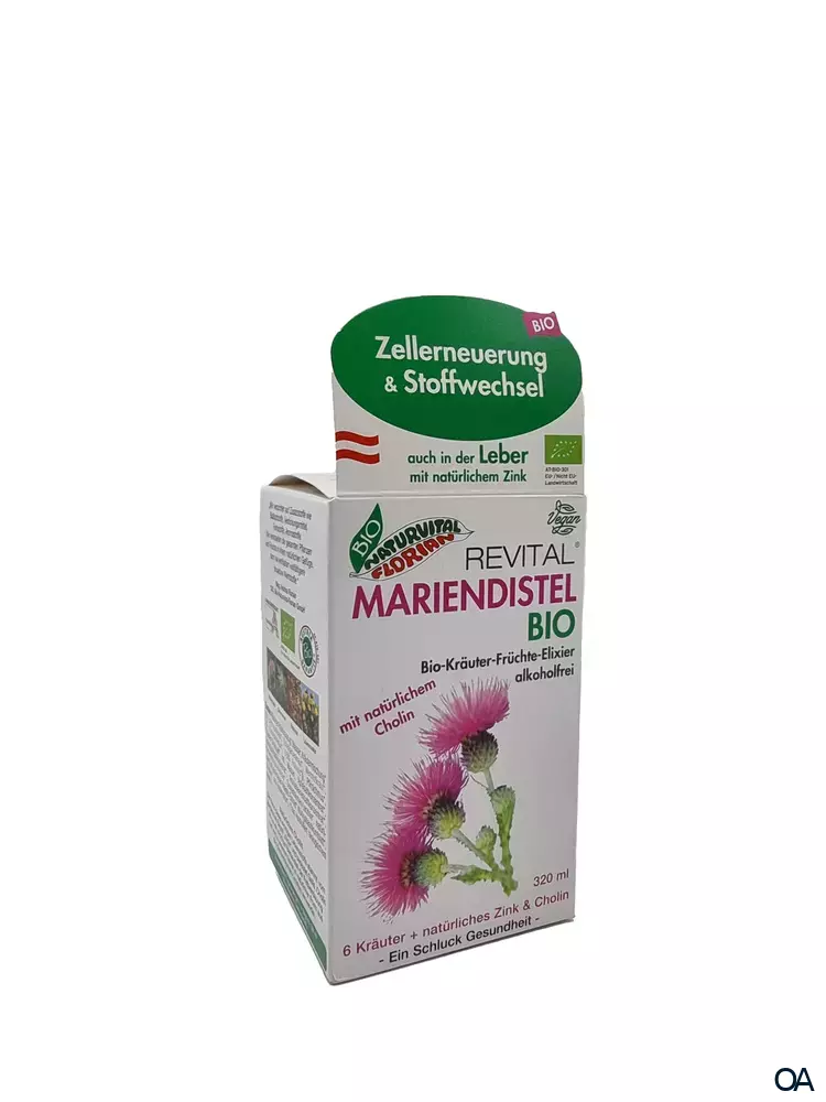 Bio Naturvital Florian Revital Mariendistel Bio Elixier