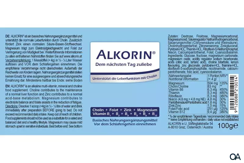 ALKORIN® Dem nächsten Tag zuliebe Pulver